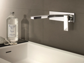 MINT - Wall-mounted washbasin mixer with plate by Fantini Rubinetti - view 2